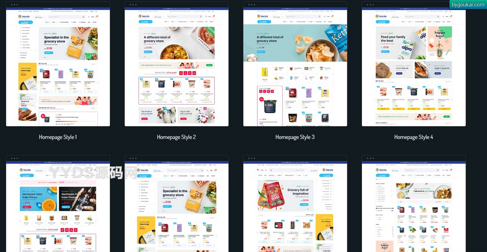 Bacola1.4.2破解版 杂货店和食品电子商务WordPress主题