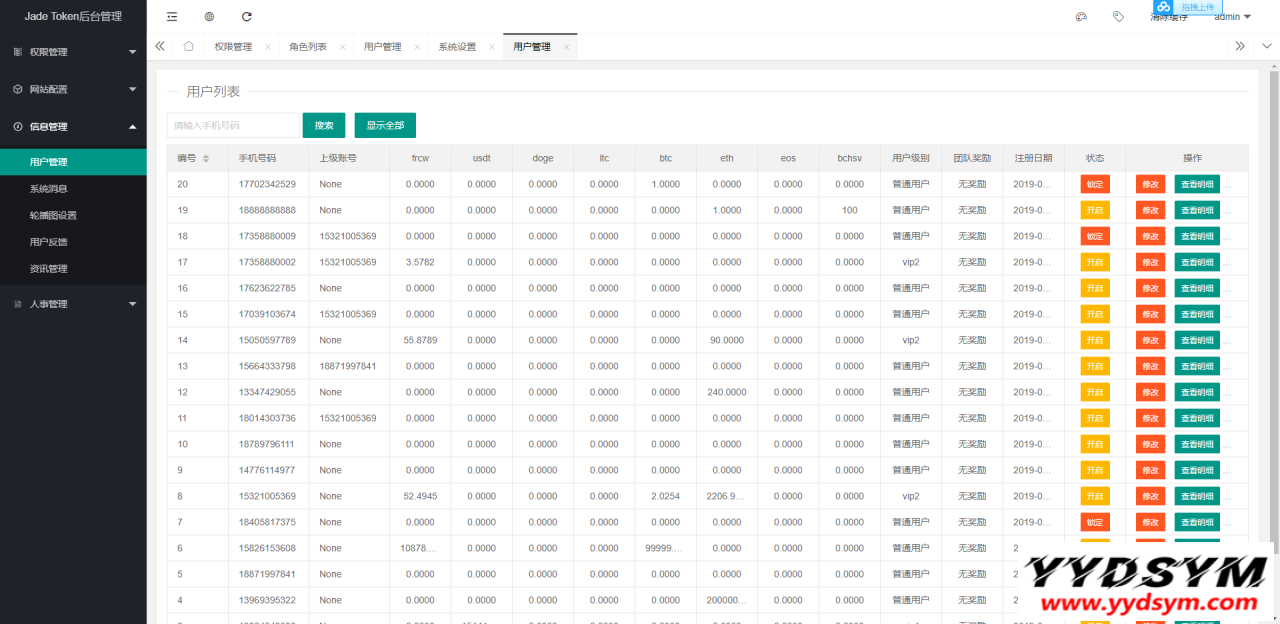 【多币种区块链交易所源码】最新价格走势+币种区块链交易所+存取功能齐全+带有身份认证+量化交易