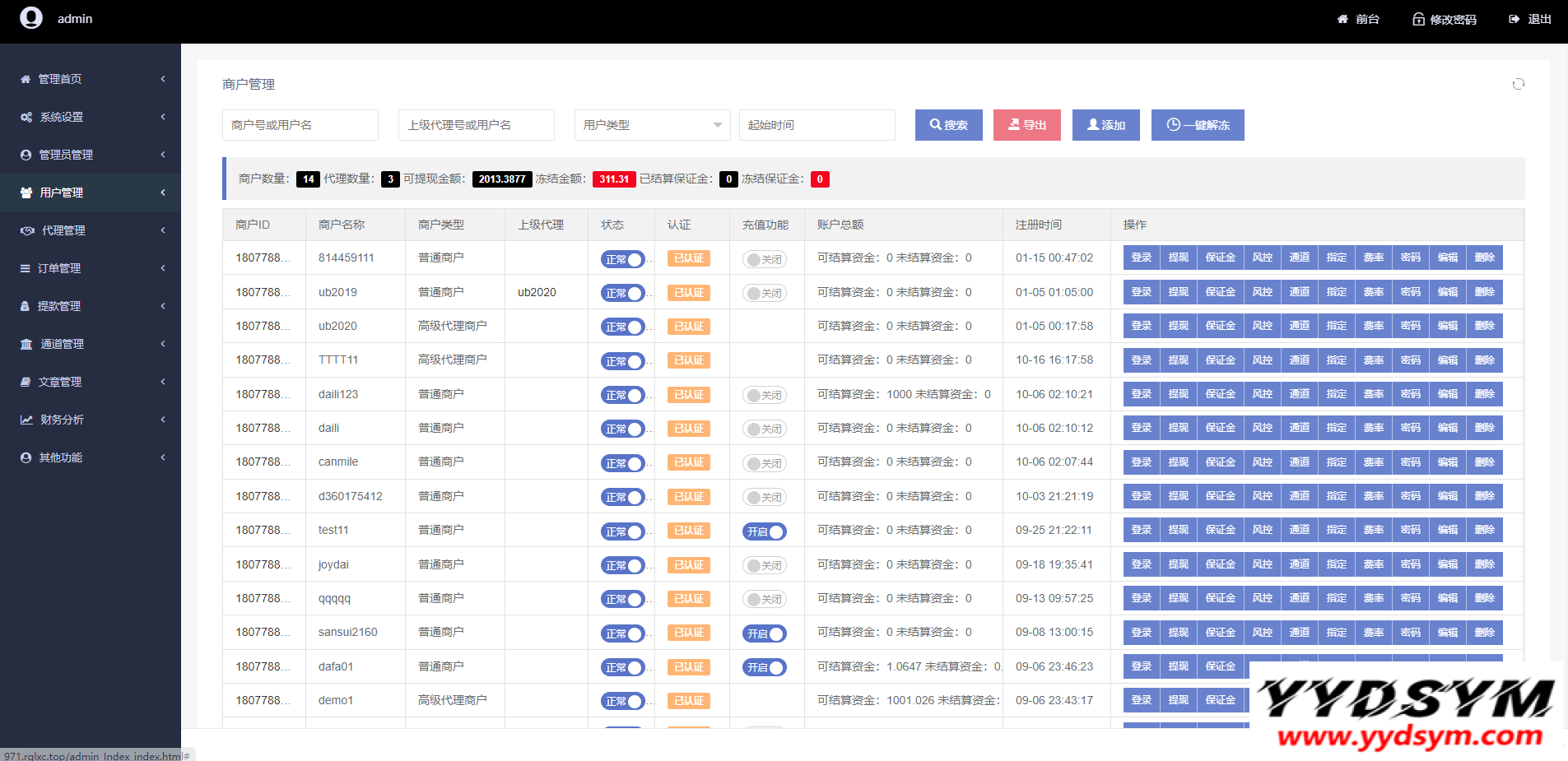 聚合支付系统/二开修复版本/三方支付系统/代付系统/完美上线运营版本