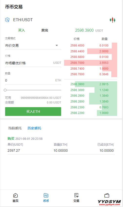 【区块链合约交易所源码】新币币交易所USDT秒合约杠杆C2C法币交易